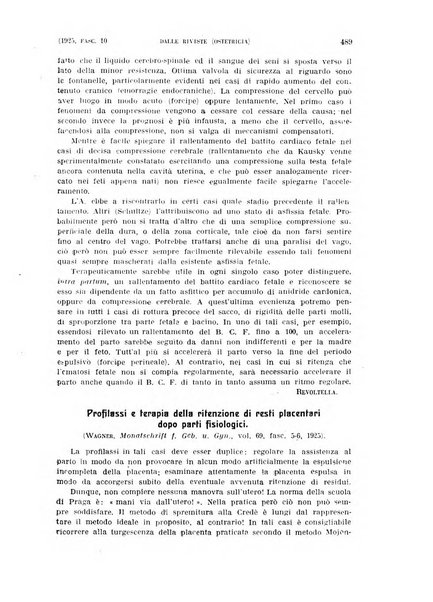 La clinica ostetrica rivista di ostetricia, ginecologia e pediatria. - A. 1, n. 1 (1899)-a. 40, n. 12 (dic. 1938)