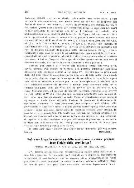 La clinica ostetrica rivista di ostetricia, ginecologia e pediatria. - A. 1, n. 1 (1899)-a. 40, n. 12 (dic. 1938)