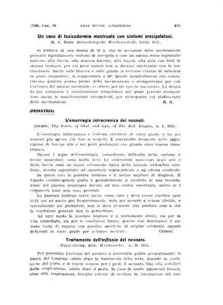 La clinica ostetrica rivista di ostetricia, ginecologia e pediatria. - A. 1, n. 1 (1899)-a. 40, n. 12 (dic. 1938)