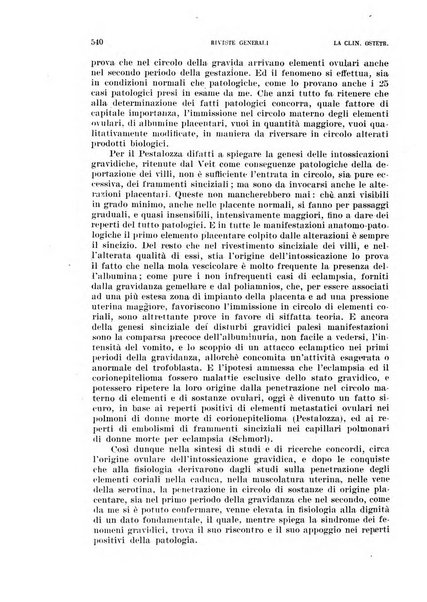 La clinica ostetrica rivista di ostetricia, ginecologia e pediatria. - A. 1, n. 1 (1899)-a. 40, n. 12 (dic. 1938)