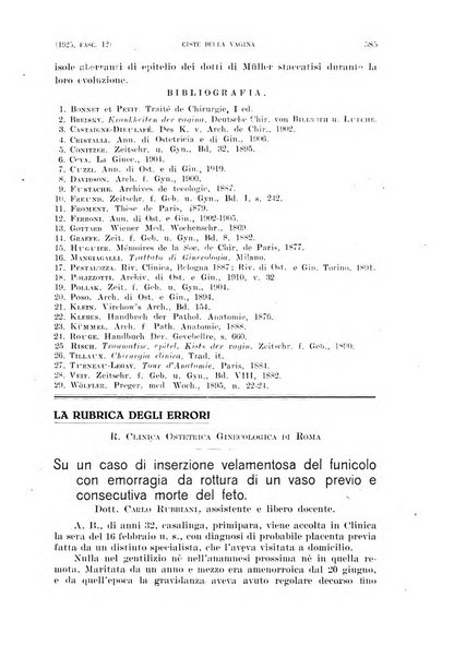 La clinica ostetrica rivista di ostetricia, ginecologia e pediatria. - A. 1, n. 1 (1899)-a. 40, n. 12 (dic. 1938)