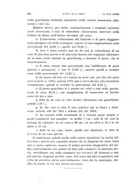 La clinica ostetrica rivista di ostetricia, ginecologia e pediatria. - A. 1, n. 1 (1899)-a. 40, n. 12 (dic. 1938)