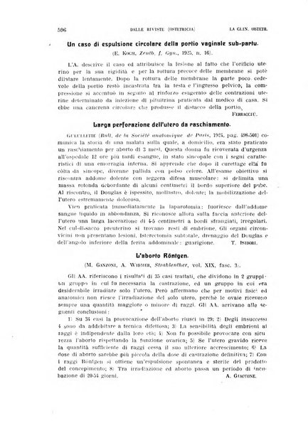 La clinica ostetrica rivista di ostetricia, ginecologia e pediatria. - A. 1, n. 1 (1899)-a. 40, n. 12 (dic. 1938)