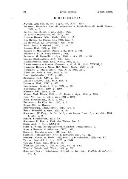 La clinica ostetrica rivista di ostetricia, ginecologia e pediatria. - A. 1, n. 1 (1899)-a. 40, n. 12 (dic. 1938)