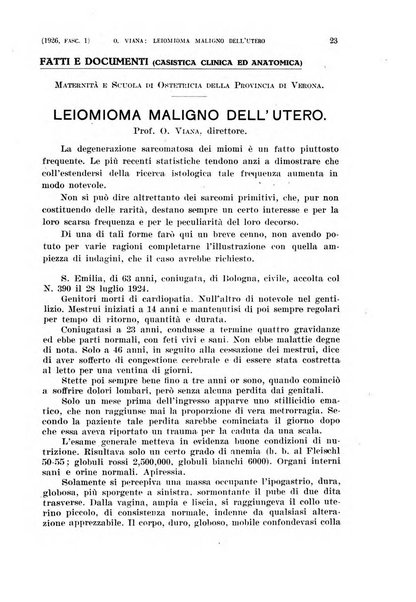 La clinica ostetrica rivista di ostetricia, ginecologia e pediatria. - A. 1, n. 1 (1899)-a. 40, n. 12 (dic. 1938)