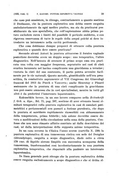 La clinica ostetrica rivista di ostetricia, ginecologia e pediatria. - A. 1, n. 1 (1899)-a. 40, n. 12 (dic. 1938)