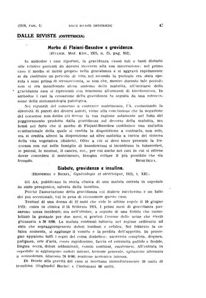 La clinica ostetrica rivista di ostetricia, ginecologia e pediatria. - A. 1, n. 1 (1899)-a. 40, n. 12 (dic. 1938)