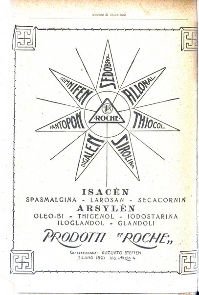 La clinica ostetrica rivista di ostetricia, ginecologia e pediatria. - A. 1, n. 1 (1899)-a. 40, n. 12 (dic. 1938)