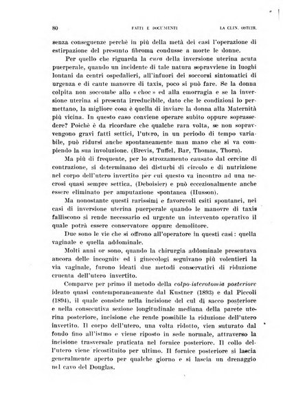 La clinica ostetrica rivista di ostetricia, ginecologia e pediatria. - A. 1, n. 1 (1899)-a. 40, n. 12 (dic. 1938)