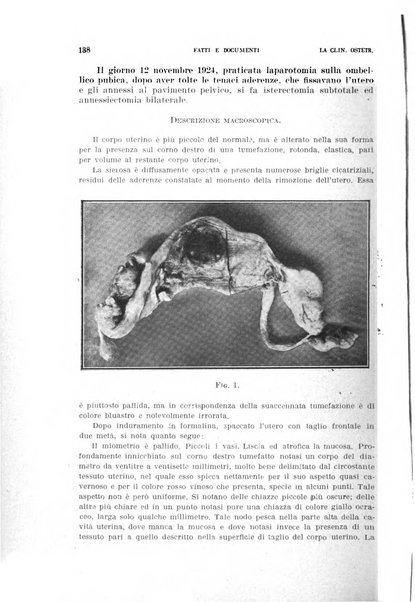 La clinica ostetrica rivista di ostetricia, ginecologia e pediatria. - A. 1, n. 1 (1899)-a. 40, n. 12 (dic. 1938)