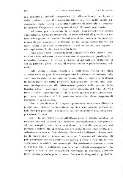 La clinica ostetrica rivista di ostetricia, ginecologia e pediatria. - A. 1, n. 1 (1899)-a. 40, n. 12 (dic. 1938)