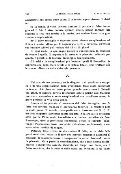 La clinica ostetrica rivista di ostetricia, ginecologia e pediatria. - A. 1, n. 1 (1899)-a. 40, n. 12 (dic. 1938)