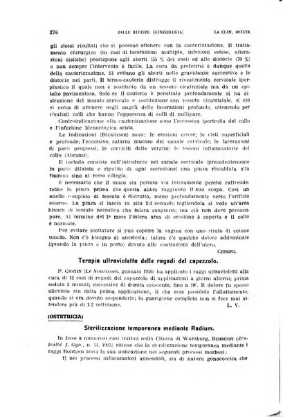 La clinica ostetrica rivista di ostetricia, ginecologia e pediatria. - A. 1, n. 1 (1899)-a. 40, n. 12 (dic. 1938)