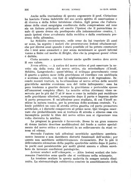 La clinica ostetrica rivista di ostetricia, ginecologia e pediatria. - A. 1, n. 1 (1899)-a. 40, n. 12 (dic. 1938)