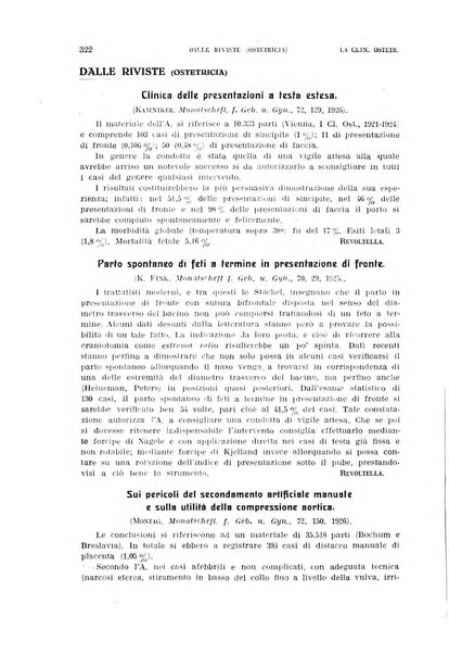 La clinica ostetrica rivista di ostetricia, ginecologia e pediatria. - A. 1, n. 1 (1899)-a. 40, n. 12 (dic. 1938)