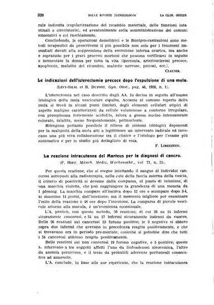 La clinica ostetrica rivista di ostetricia, ginecologia e pediatria. - A. 1, n. 1 (1899)-a. 40, n. 12 (dic. 1938)