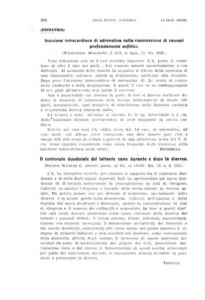 La clinica ostetrica rivista di ostetricia, ginecologia e pediatria. - A. 1, n. 1 (1899)-a. 40, n. 12 (dic. 1938)