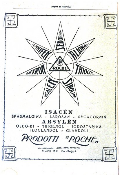 La clinica ostetrica rivista di ostetricia, ginecologia e pediatria. - A. 1, n. 1 (1899)-a. 40, n. 12 (dic. 1938)