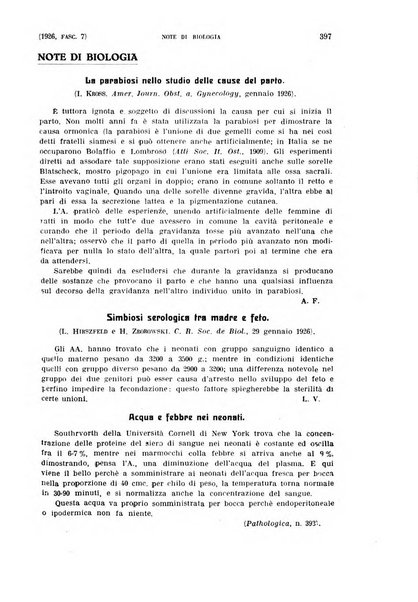 La clinica ostetrica rivista di ostetricia, ginecologia e pediatria. - A. 1, n. 1 (1899)-a. 40, n. 12 (dic. 1938)