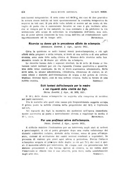 La clinica ostetrica rivista di ostetricia, ginecologia e pediatria. - A. 1, n. 1 (1899)-a. 40, n. 12 (dic. 1938)