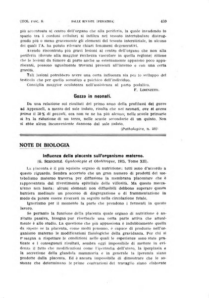 La clinica ostetrica rivista di ostetricia, ginecologia e pediatria. - A. 1, n. 1 (1899)-a. 40, n. 12 (dic. 1938)