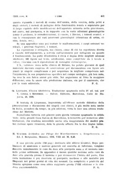 La clinica ostetrica rivista di ostetricia, ginecologia e pediatria. - A. 1, n. 1 (1899)-a. 40, n. 12 (dic. 1938)