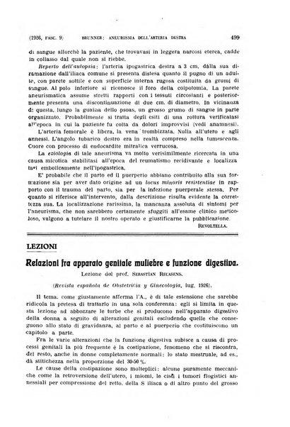 La clinica ostetrica rivista di ostetricia, ginecologia e pediatria. - A. 1, n. 1 (1899)-a. 40, n. 12 (dic. 1938)