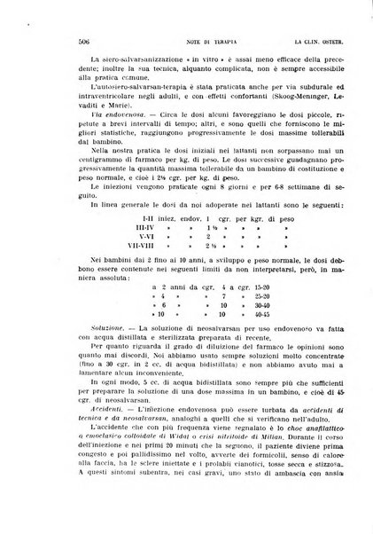 La clinica ostetrica rivista di ostetricia, ginecologia e pediatria. - A. 1, n. 1 (1899)-a. 40, n. 12 (dic. 1938)