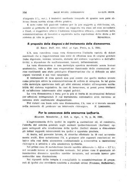 La clinica ostetrica rivista di ostetricia, ginecologia e pediatria. - A. 1, n. 1 (1899)-a. 40, n. 12 (dic. 1938)