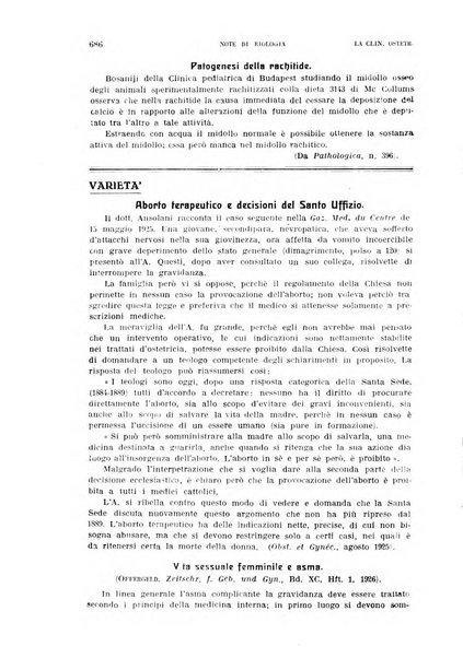 La clinica ostetrica rivista di ostetricia, ginecologia e pediatria. - A. 1, n. 1 (1899)-a. 40, n. 12 (dic. 1938)