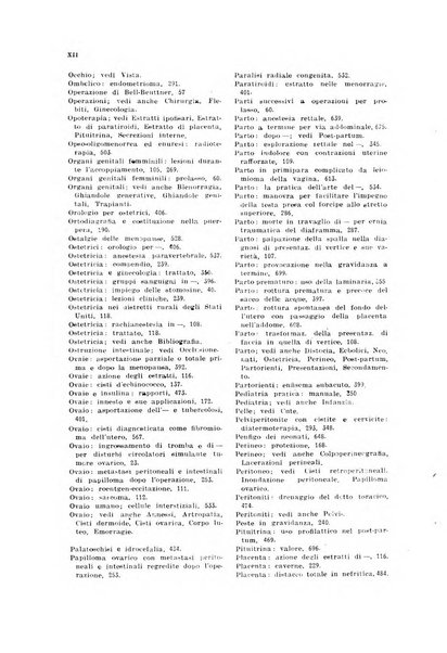 La clinica ostetrica rivista di ostetricia, ginecologia e pediatria. - A. 1, n. 1 (1899)-a. 40, n. 12 (dic. 1938)