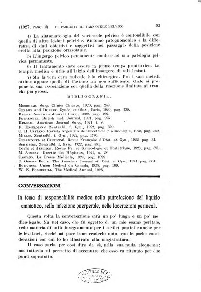 La clinica ostetrica rivista di ostetricia, ginecologia e pediatria. - A. 1, n. 1 (1899)-a. 40, n. 12 (dic. 1938)