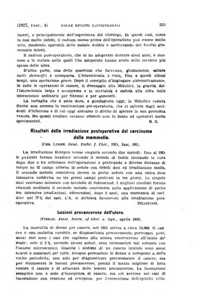 La clinica ostetrica rivista di ostetricia, ginecologia e pediatria. - A. 1, n. 1 (1899)-a. 40, n. 12 (dic. 1938)