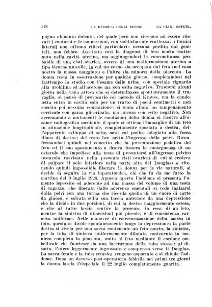 La clinica ostetrica rivista di ostetricia, ginecologia e pediatria. - A. 1, n. 1 (1899)-a. 40, n. 12 (dic. 1938)