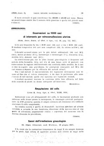 La clinica ostetrica rivista di ostetricia, ginecologia e pediatria. - A. 1, n. 1 (1899)-a. 40, n. 12 (dic. 1938)