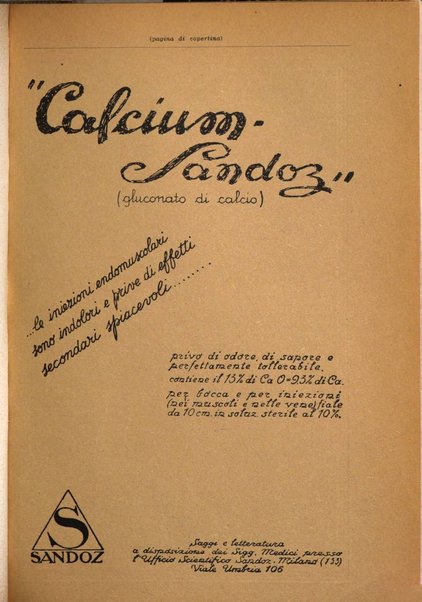 La clinica ostetrica rivista di ostetricia, ginecologia e pediatria. - A. 1, n. 1 (1899)-a. 40, n. 12 (dic. 1938)