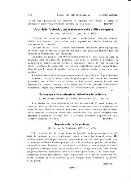 La clinica ostetrica rivista di ostetricia, ginecologia e pediatria. - A. 1, n. 1 (1899)-a. 40, n. 12 (dic. 1938)