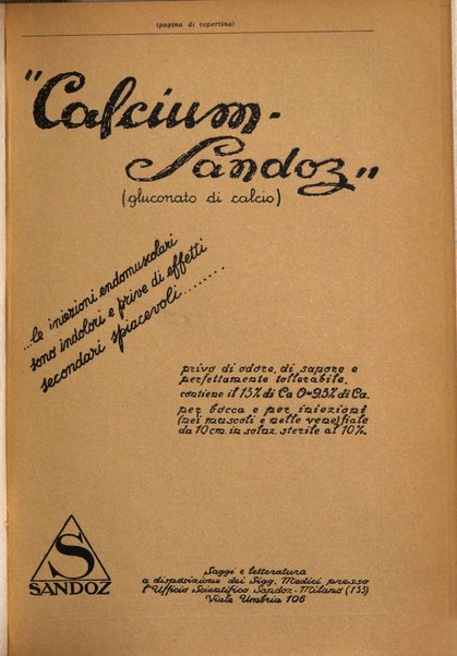 La clinica ostetrica rivista di ostetricia, ginecologia e pediatria. - A. 1, n. 1 (1899)-a. 40, n. 12 (dic. 1938)