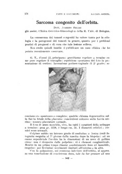 La clinica ostetrica rivista di ostetricia, ginecologia e pediatria. - A. 1, n. 1 (1899)-a. 40, n. 12 (dic. 1938)