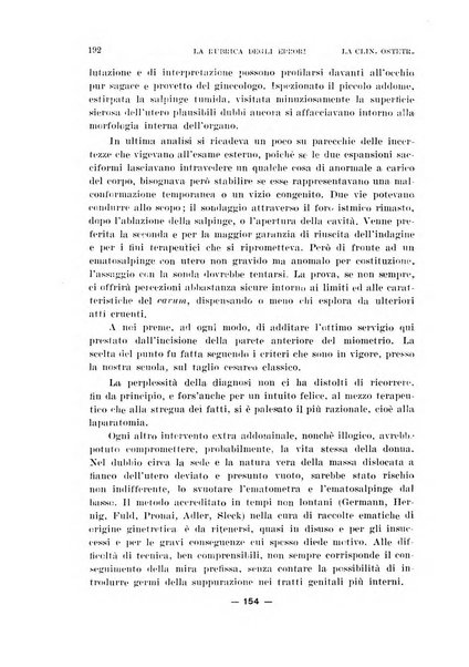 La clinica ostetrica rivista di ostetricia, ginecologia e pediatria. - A. 1, n. 1 (1899)-a. 40, n. 12 (dic. 1938)