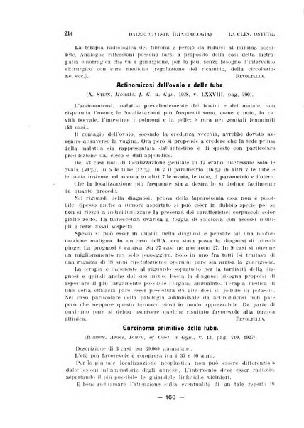 La clinica ostetrica rivista di ostetricia, ginecologia e pediatria. - A. 1, n. 1 (1899)-a. 40, n. 12 (dic. 1938)