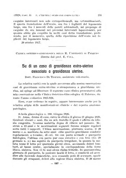 La clinica ostetrica rivista di ostetricia, ginecologia e pediatria. - A. 1, n. 1 (1899)-a. 40, n. 12 (dic. 1938)