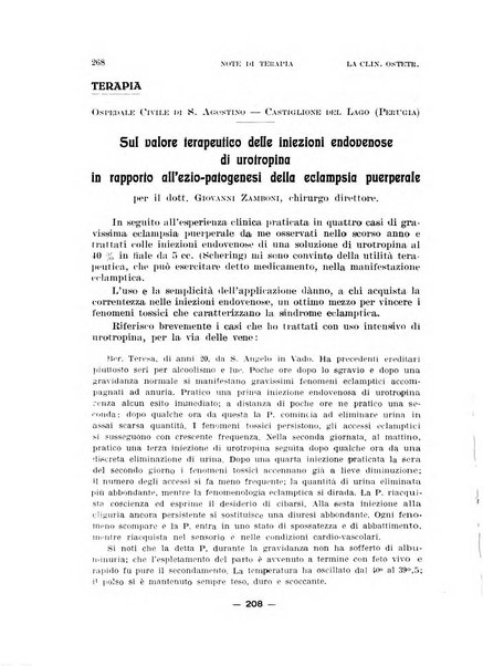 La clinica ostetrica rivista di ostetricia, ginecologia e pediatria. - A. 1, n. 1 (1899)-a. 40, n. 12 (dic. 1938)