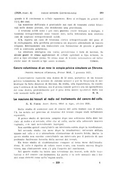 La clinica ostetrica rivista di ostetricia, ginecologia e pediatria. - A. 1, n. 1 (1899)-a. 40, n. 12 (dic. 1938)