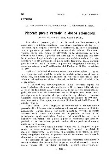 La clinica ostetrica rivista di ostetricia, ginecologia e pediatria. - A. 1, n. 1 (1899)-a. 40, n. 12 (dic. 1938)