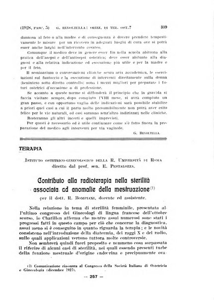 La clinica ostetrica rivista di ostetricia, ginecologia e pediatria. - A. 1, n. 1 (1899)-a. 40, n. 12 (dic. 1938)