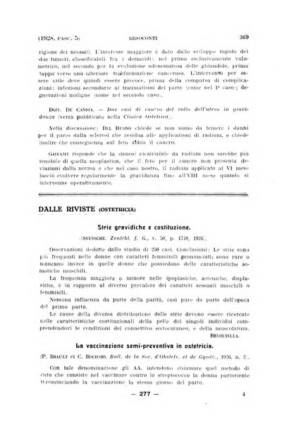 La clinica ostetrica rivista di ostetricia, ginecologia e pediatria. - A. 1, n. 1 (1899)-a. 40, n. 12 (dic. 1938)