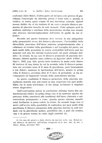 La clinica ostetrica rivista di ostetricia, ginecologia e pediatria. - A. 1, n. 1 (1899)-a. 40, n. 12 (dic. 1938)