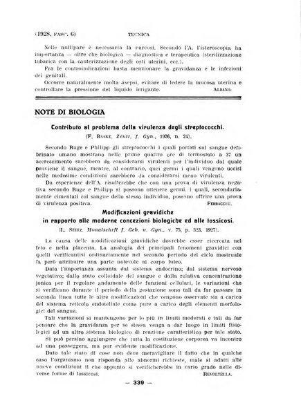 La clinica ostetrica rivista di ostetricia, ginecologia e pediatria. - A. 1, n. 1 (1899)-a. 40, n. 12 (dic. 1938)