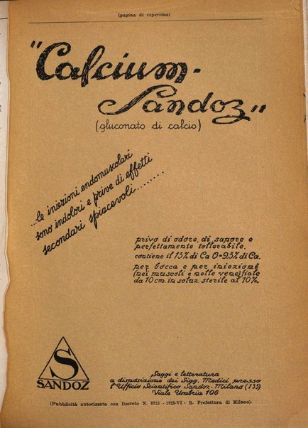 La clinica ostetrica rivista di ostetricia, ginecologia e pediatria. - A. 1, n. 1 (1899)-a. 40, n. 12 (dic. 1938)